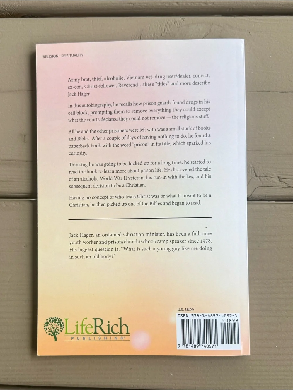 Captured by Grace by Jack Hager -softcover